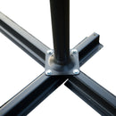 Patio Umbrellas, 10' Deluxe Cantilever Patio Umbrella - Dark Grey - Seasonal Overstock