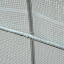 Greenhouses, 15 x 10ft Soft Cover Walk-In Greenhouse - White - Seasonal Overstock