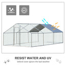 20' x 10' Steel Frame Walk-In Chicken Coop Run - Seasonal Overstock