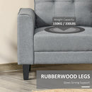 Anna Button Tufted Modern Contemporary Chair - Grey - Seasonal Overstock