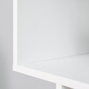 Zeke 6-Tier White Bookshelf - Seasonal Overstock