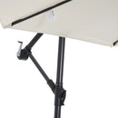 Patio Umbrellas, 10' Deluxe Cantilever Patio Umbrella - Beige - Seasonal Overstock