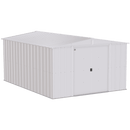 Storage Sheds, 10' x 14' Arrow Classic Steel Storage Shed - Flute Grey - Seasonal Overstock