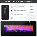 Fireplaces, 42" Electric Fireplace Wall Mounted or Free Standing with Remote - Seasonal Overstock