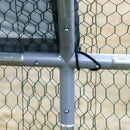 Coops & Hutches, 25' x 9.2' Steel Frame Walk-In Chicken Coop Run - Seasonal Overstock