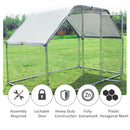 Pet Accessories, 6' x 9' Steel Frame Walk-In Chicken Coop Run - Seasonal Overstock