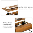 Ranoki Teak Brown Lift Top Coffee Table - Seasonal Overstock