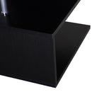 Sylas End Table Shelf - Black - Seasonal Overstock