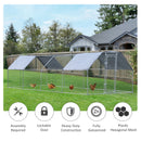 Coops & Hutches, 25' x 9.2' Steel Frame Walk-In Chicken Coop Run - Seasonal Overstock