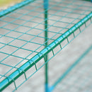 Greenhouses, 4.7 x 4.7 x 6.4ft Soft Cover Greenhouse With Shelves - Seasonal Overstock