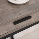 Desks, Grey Study Desk with Drawer - Seasonal Overstock