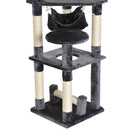 Cat Trees, 52" Multi Level Cat Tree - Dark Grey - Seasonal Overstock