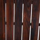 Linkin Wood Adirondack Chair in Rustic Brown - Seasonal Overstock