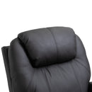 Reclining Chairs, Maxx Reclining Swivel Vibration Massage Chair - Black - Seasonal Overstock