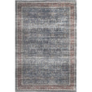 Rishika Blue Oriental Washable Area Rug by Sahara Designs - Seasonal Overstock