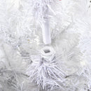 Christmas Trees, 4.9ft White Artificial Christmas Tree with Ornaments - Seasonal Overstock