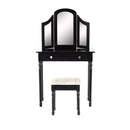 Vanity Sets, Bella Black Vanity Set - Seasonal Overstock