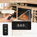 Fireplaces, Felder Natural 1400W Electric Fireplace TV Stand for TVs up to 50" - Seasonal Overstock