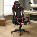 Office Chairs, Lucas High-Back Gaming Chair with Massage - Red - Seasonal Overstock