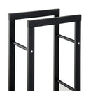 Black Vertical Log Holding Firewood Rack - Seasonal Overstock