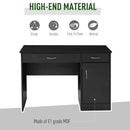 Desks, Dylan Black Study Desk with Drawers - Seasonal Overstock