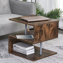 Sylas End Table Shelf - Rustic Brown - Seasonal Overstock