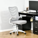 Office Chairs, Vinny Mesh Back Home Office Task Chair with Flip-Up Arm Rests Grey - Seasonal Overstock