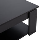 Weston Black Square Coffee Table - Seasonal Overstock
