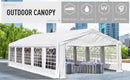 Canopy Tents, 33 x 20ft Heavy Duty Outdoor Canopy Tent for Events - Seasonal Overstock