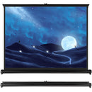45" Mini Portable 4:3 Pull Up Projector Screen for Indoor Outdoor Use - Seasonal Overstock