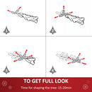 Christmas Trees, 4ft Artificial Green Christmas Tree with Automatic Open - Seasonal Overstock