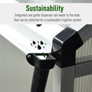 Greenhouses, 6' x 6.2' Walk-In Aluminum Frame Greenhouse with Polycarbonate Panels, Swing Door - Silver - Seasonal Overstock