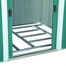 Storage Sheds, 8.5' x 6.8' x 5.8' Green Outdoor Garden Storage Shed - Seasonal Overstock
