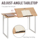 Berlin Drawing Desk with Adjustable Tilt Top - Seasonal Overstock