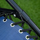 Patio Furniture, Darius 2pc Zero Gravity Chair Set - Blue - Seasonal Overstock