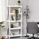 Isabel 5-Tier White Bookshelf - Seasonal Overstock