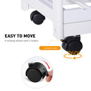 Kitchen Cart, Kinsley Rolling Kitchen Cart - White - Seasonal Overstock