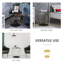 Side Tables, Onyx 18" Round Side Accent Table - Seasonal Overstock