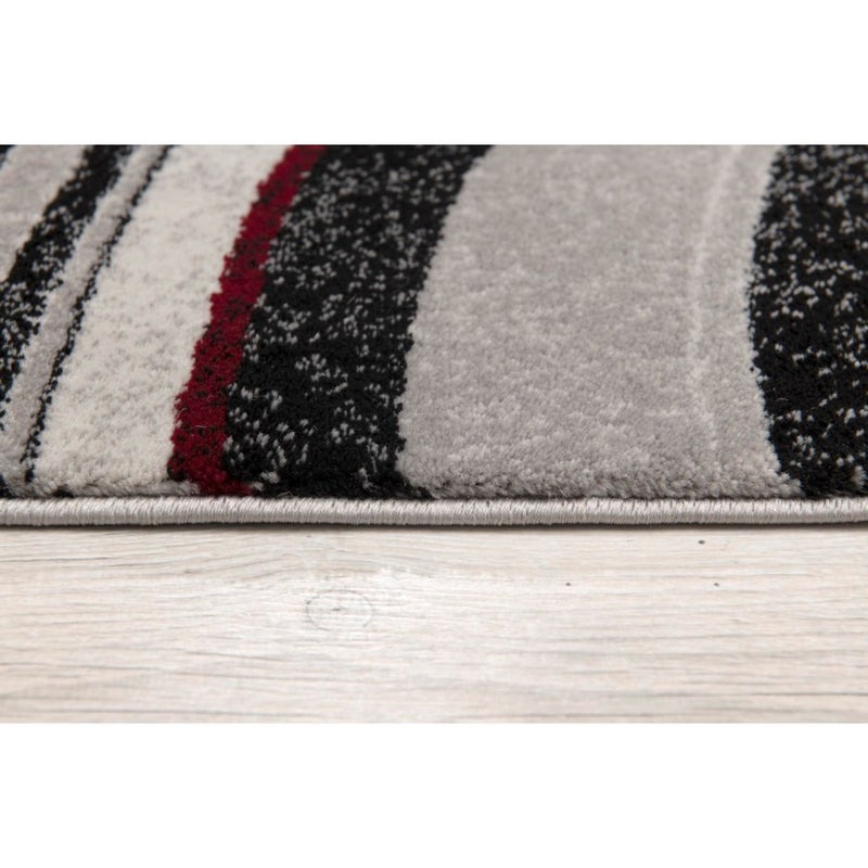 Area Rugs, Ripples Grey Area Rug by Vegas Contemporary - Seasonal Overstock