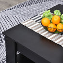Weston Black Square Coffee Table - Seasonal Overstock