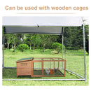 Pet Accessories, 6' x 9' Steel Frame Walk-In Chicken Coop Run - Seasonal Overstock