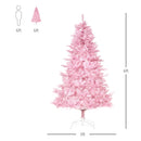 Christmas Trees, 6ft Pink Artificial Christmas Tree - Seasonal Overstock