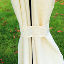 Gazebos, Eden 10 x 13ft Cream Gazebo Canopy and Frame - Seasonal Overstock