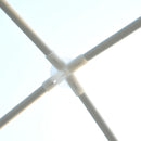 9' x 9' Party Gazebo Canopy Tent - White - Seasonal Overstock