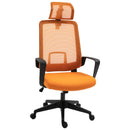 Asahi High Back Mesh Office Chair with Adjustable Headrest - Seasonal Overstock