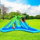 Bouncy Castles, Croco-Wild 7-in-1 Bouncy Castle Water Slide 18.7' x 16.9' x 7.9' - Seasonal Overstock