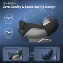 Full Body Zero Gravity Massage Chair with SL Track, Voice Control & Heat - Black - Seasonal Overstock