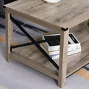 Jebb Industrial Style Coffee Table - Seasonal Overstock