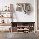Jonah Hallway Shoe Storage Bench - Seasonal Overstock