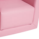 Kids 2 in 1 Table and Chair Set - Pink - Seasonal Overstock